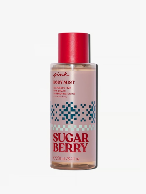 Набор для тела Sugar Berry от Victoria’s Secret Pink мист и лосьон 1159821683 (Розовый 236 ml/250 ml)