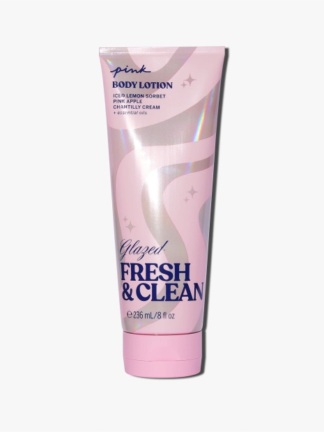 Набір для тіла Glazed Fresh &amp; Clean від Victoria's Secret Pink 1159821700 (Рожевий 236 ml/250 ml)