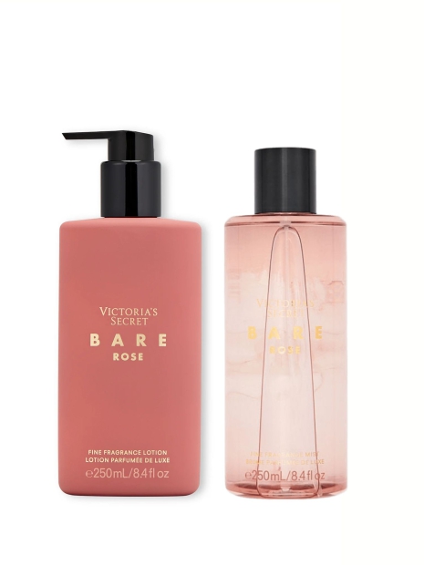 Набір для тіла Bare Rose Victoria's Secret міст та лосьйон 1159825646 (Рожевий 250 ml/250 ml)