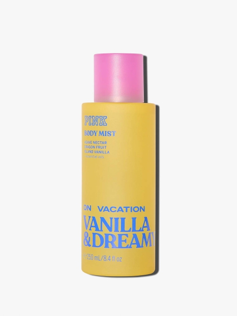 Набір для тіла On Vacation Vanilla&Dream від Victoria&#39;s Secret Pink 1159827503 (Жовтий 236 ml/250 ml)