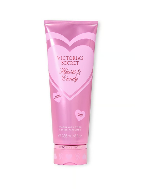 Набір для тіла Hearts & Candy Victoria&#39;s Secret міст та лосьйон 1159827551 (Рожевий 236 ml/250 ml)