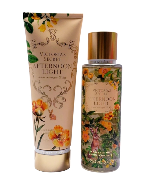Набор для тела Fragrance Afternoon Light  Victoria’s Secret мист и лосьон 1159828229 (Желтый  236 ml/250 ml)