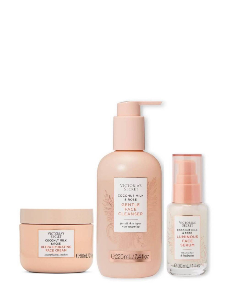 Набор для лица Coconut Milk & Rose Victoria’s Secret 1159831328 (Бежевый One Size)