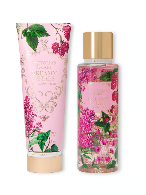 Набор для тела Dreamy Petals Victoria’s Secret мист и лосьон 1159831355 (Розовый 236 ml/250 ml)