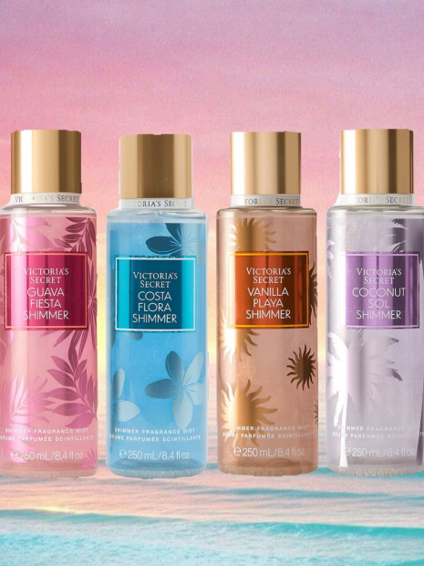 Набір для тіла Vanilla Playa Shimmer Victoria's Secret міст та лосьйон 1159832295 (Золотистий 236 ml/250 ml)