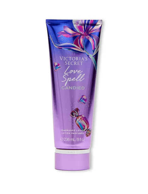 Набір для тіла Love Spell Candied Victoria's Secret міст та лосьйон 1159835931 (Фіолетовий 236 ml/250 ml)