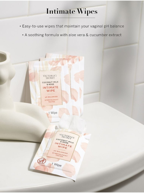 Набір для інтимної гігієни Coconut Milk & Rose Victoria's Secret 1159835953 (Бежевий One size)