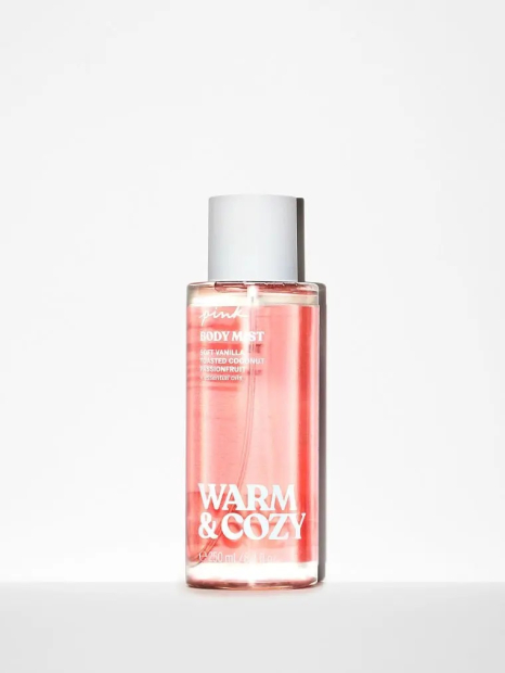 Набор Warm & Cozy Victoria’s Secret Pink мист, лосьон и свеча 1159837568 (Розовый One size)