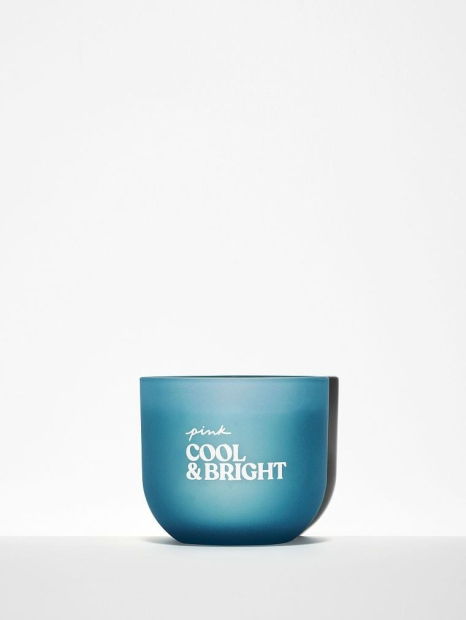 Набор Cool & Bright Victoria’s Secret Pink мист, лосьон и свеча 1159837582 (Голубой One size)