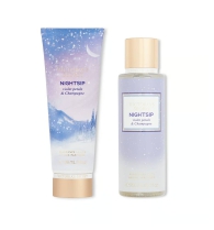 Набір для тіла Victoria's Secret Nightsip Violet Petals & Champagne спрей та лосьйон 1159794406 (Бузковий, 250/236 ml)