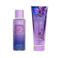 Набір для тіла Love Spell Candied Victoria's Secret спрей та лосьйон 1159796371 (Фіолетовий, 250/236 ml)