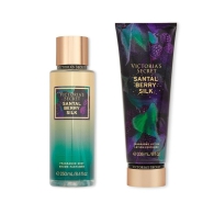 Набір для тіла Santal Berry Silk Victoria's Secret спрей та лосьйон 1159796377 (Фіолетовий, 250/236 ml)