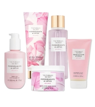 Большой набор для тела Pomegranate & Lotus от Victoria’s Secret 1159818496 (Розовый One Size)