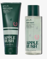 Набор для тела Apple Rush Victoria’s Secret Pink мист и лосьон 1159820355 (Зеленый 236 ml/250 ml)