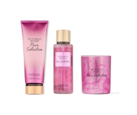 Набор Pure Seduction от Victoria’s Secret ароматическая свеча, мист и лосьон 1159825605 (Розовый One size)