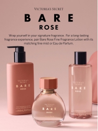 Набір для тіла Bare Rose Victoria's Secret міст та лосьйон 1159825646 (Рожевий 250 ml/250 ml)