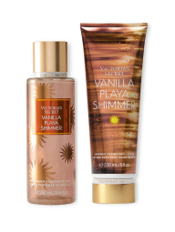 Набор для тела Vanilla Playa Shimmer Victoria’s Secret мист и лосьон 1159832295 (Золотистый 236 ml/250 ml)