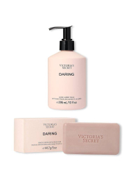 Набор Daring Victoria’s Secret парфюмированное жидкое и твердое мыло 1159832893 (Бежевый One Size)