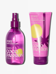 Набір для тіла Coco Passion Victoria's Secret Pink міст та лосьйон 1159834033 (Рожевий 200 ml/236 ml)