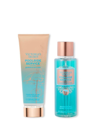 Набор для тела Poolside Service Victoria’s Secret мист и лосьон 1159836043 (Голубой 236 ml/250 ml)