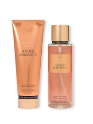 Набор для тела Amber Romance Victoria’s Secret лосьон и мист 1159836262 (Оранжевый 236 ml/250 ml)