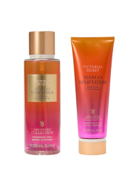 Набір Victoria's Secret Mango Temptation лосьйон та міст 1159837419 (Помаранчевий 236 ml/250 ml)
