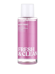 Набір Fresh & Clean Victoria's Secret Pink міст, лосьйон та свічка 1159837976 (Рожевий One size)