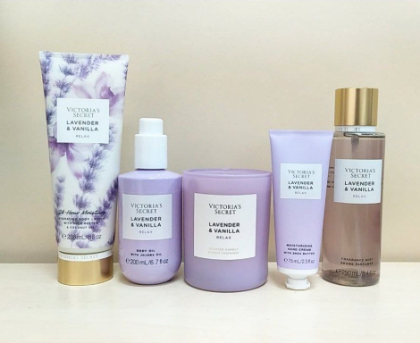 Набор для тела Relax Lavender & Vanilla от Victoria’s Secret 1159793505 (Сиреневый, One Size)