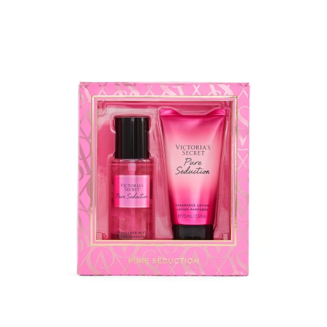 Подарочный набор Pure Seduction от Victoria’s Secret спрей и лосьон в мини-формате 1159796360 (Розовый, 75 ml/75 ml)