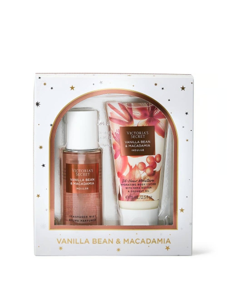 Подарочный набор Vanilla Bean & Macadamia от Victoria’s Secret 1159822333 (Коричневый 75 ml/75 ml)