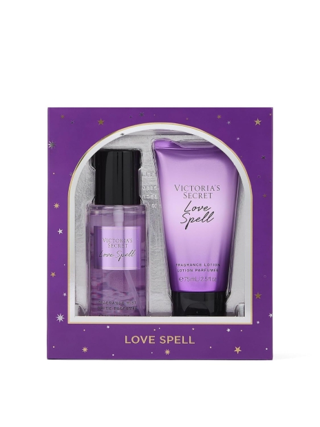 Подарунковий набір Love Spell від Victoria's Secret міст та лосьйон у міні-форматі 1159825702 (Фіолетовий One size)