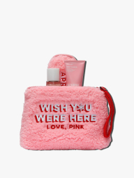 Подарочный набор Warm & Cozy от Victoria’s Secret Pink с косметичкой 1159831937 (Розовый One size)