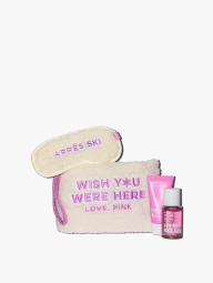 Подарочный набор Fresh & Clean от Victoria’s Secret Pink с косметичкой 1159831954 (Молочный One size)