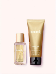 Жіночий подарунковий набір Heavenly від Victoria's Secret лосьйон та парфум 1159835972 (Золотистий One size)