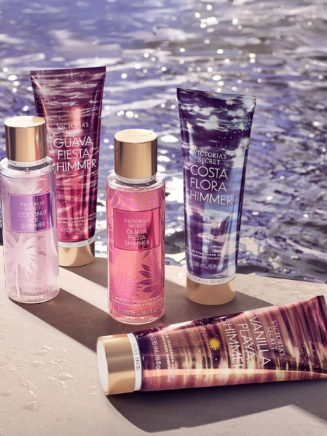Парфюмированный лосьон для тела Costa Flora Shimmer Victoria's Secret 1159832329 (Голубой 236 ml)