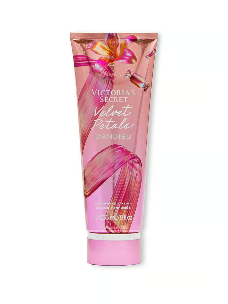 Парфюмированный лосьон для тела Velvet Petals Candied Victoria’s Secret 1159833639 (Розовый 236 ml)