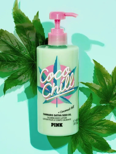 Парфюмированный лосьон для тела Coco Chill от Victoria’s Secret Pink 1159835982 (Зеленый 414 ml)