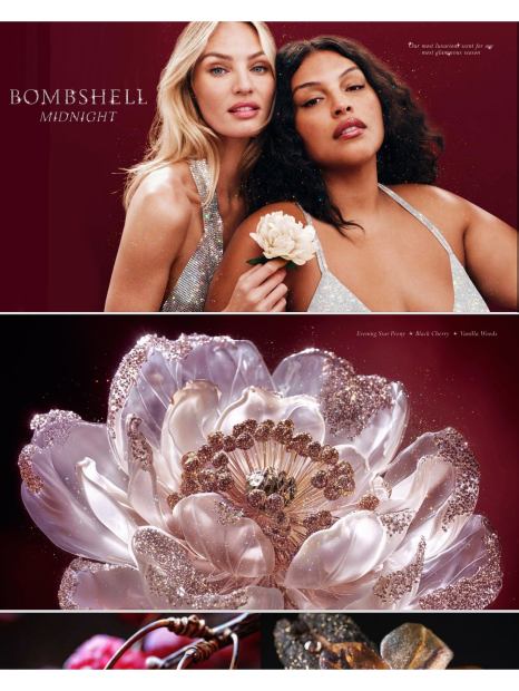 Парфумований лосьйон для тіла Victoria's Secret Bombshell Midnight 1159837988 (Червоний 250 ml)