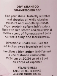 Сухой шампунь для волос Soft Shine Pomegranate & Lotus от Victoria's Secret 1159831416 (Розовый 167 g)