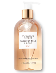Увлажняющее гель-мыло для рук Victoria's Secret Coconut Milk and Rose Calm 1159837978 (Желтый 355 ml)