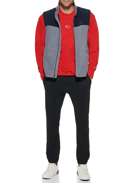 Жилетка чоловіча Tommy Hilfiger 1159841558 (Синій/Сірий 4XL)
