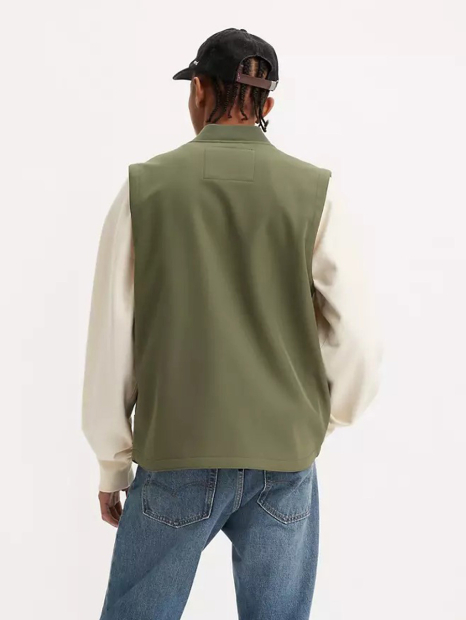 Мужская жилетка Levi's безрукавка 1159841605 (Зеленый XL)