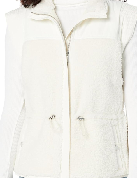 Женская жилетка Calvin Klein из шерпы 1159842518 (Белый XL)