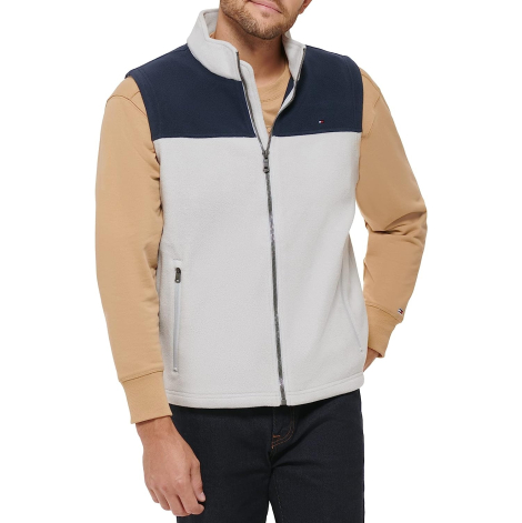 Жилетка мужская Tommy Hilfiger флисовая 1159843959 (Синий/Серый XXL)