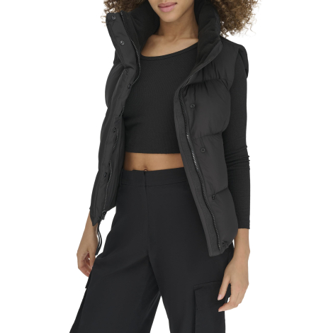 Женская стеганая жилетка Levi's безрукавка 1159846940 (Черный XL)