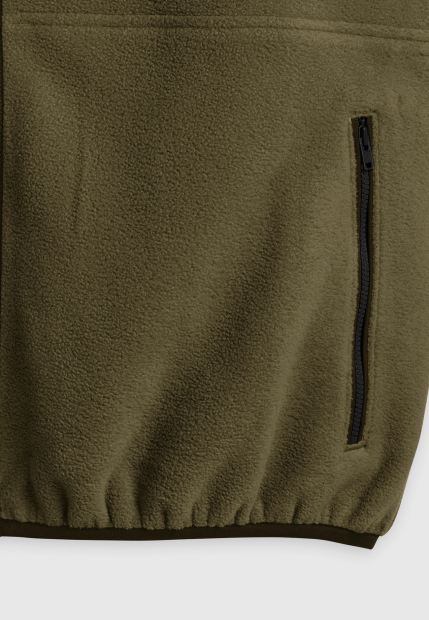 Мужская флисовая жилетка Levi's безрукавка 1159848555 (Оливковый M)