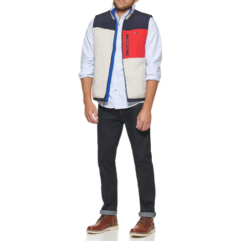 Жилетка мужская Tommy Hilfiger из шерпы 1159848806 (Молочный XXL)