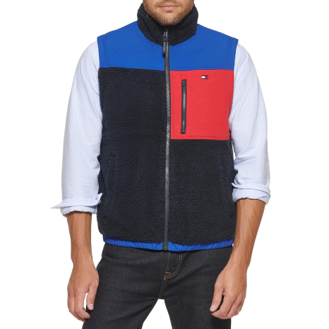 Жилетка мужская Tommy Hilfiger из шерпы 1159850029 (Синий XXL)