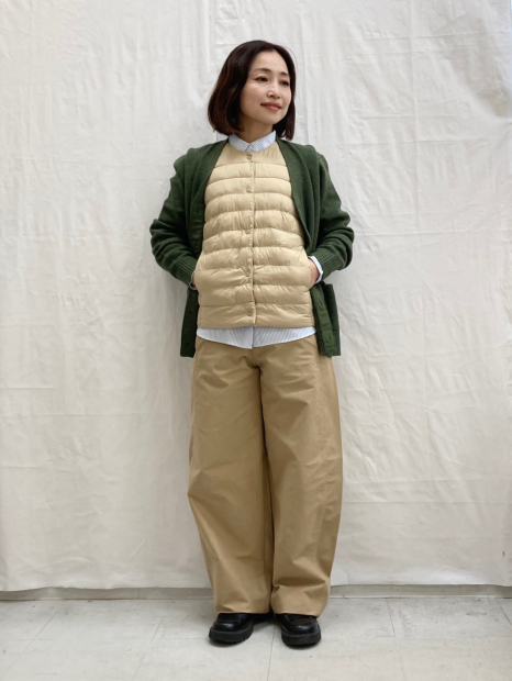 Жилет Uniqlo з технологією Puffertech 1159851446 (Бежевий M)