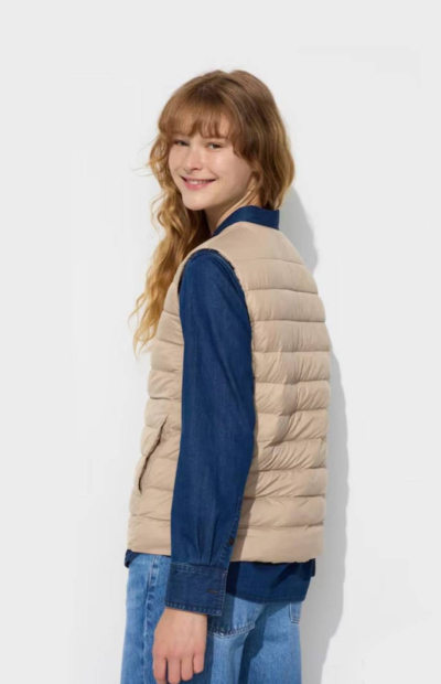 Жилет Uniqlo з технологією Puffertech 1159851446 (Бежевий M)